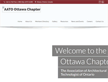 Tablet Screenshot of aato-ottawa.ca